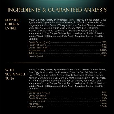Image showing 8 th Sheba Perfect Portions All Life Stages Tuna and Roasted Chicken Cuts in Gravy Recipe Wet Cat Food pk., 2.6 oz., Pack of 6