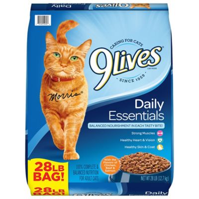 9Lives Daily Essentials All Life Stages Chicken, Beef and Salmon Formula Dry Cat Food