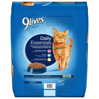 Image showing  Daily Essentials All Life Stages Indoor/Outdoor Chicken, Beef and Salmon Formula Dry Cat Food