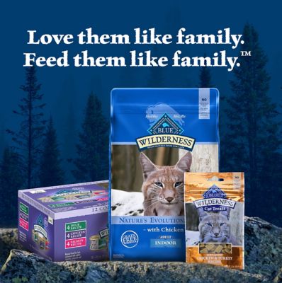 Image showing 8 th Blue Buffalo Wilderness Adult Grain-Free Chicken, Duck and Salmon Pate Wet Cat Food Variety Pack., 3 oz., Pack of 12 Cans