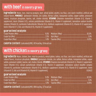 Image showing 6 th Purina Friskies Adult Extra Gravy Chunky Wet Cat Food Variety pk., 5.5 oz., Pack of 24 Cans