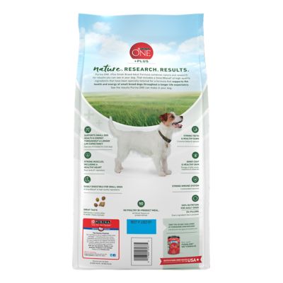 Image showing 1 th Purina ONE Plus Adult Small Breed Lamb and Rice Formula Dry Dog Food