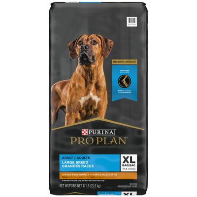 Purina Pro Plan High Protein, Digestive Health Large Breed Dry Dog Food, Chicken and Rice Formula, XL