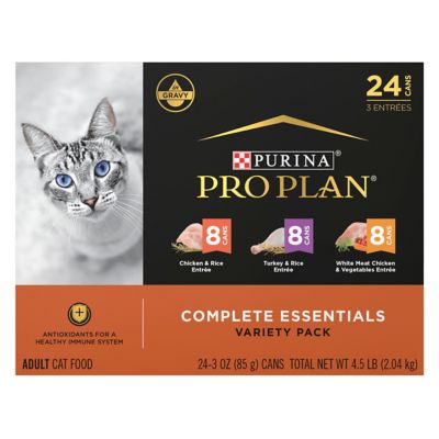 Purina Pro Plan Adult Urinary Tract Health Ocean Whitefish Chicken Turkey Giblets Wet Cat Food pk. 3 oz. Pack of 24 Cans at Tractor Supply Co