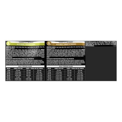 Image showing 8 th Purina ONE True Instinct Tender Cuts in Gravy Real Turkey/Venison & Chicken/Duck Variety Pack Wet Dog Food, 13 oz., 12 ct.