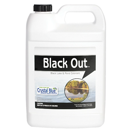 Crystal Blue Black Out Pond Colorant Dye, 1 gal.