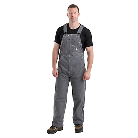Berne Men's Hickory Stripe Unlined Bib Overalls at Tractor Supply Co.