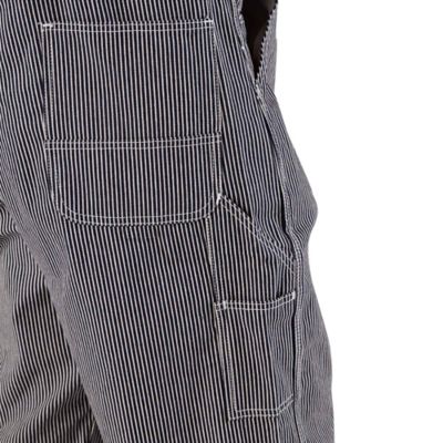 Image showing  Men's Hickory Stripe Unlined Bib Overalls