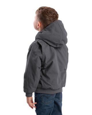 Image showing  Kids' Softstone Duck Quilt-Lined Hooded Jacket