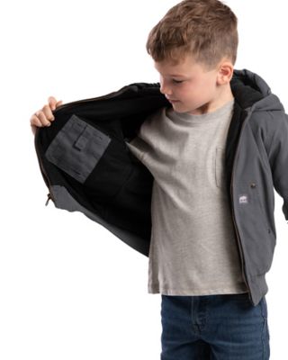Image showing  Kids' Softstone Duck Quilt-Lined Hooded Jacket