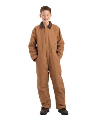 Berne Unisex Kids' Softstone Duck Insulated Coveralls at