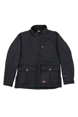 Berne Women's Softshell Concealed Carry Jacket, 8 oz. Fabric Size, Black
