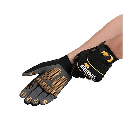 Berne Hex Grip Performance Gloves, 1 Pair