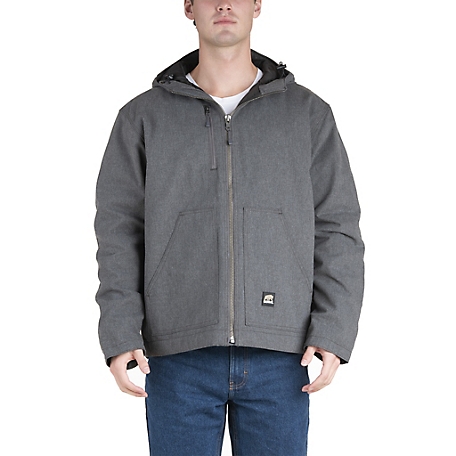 Berne Men's Heathered Duck Modern Quilt-Lined Hooded Jacket at Tractor  Supply Co.