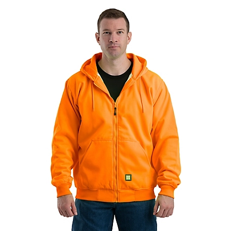 Berne Men's Enhanced Visibility Thermal-Lined Hooded Sweatshirt