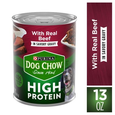 Purina Dog Chow High Protein Gravy Wet Dog Food, High Protein With Real Beef