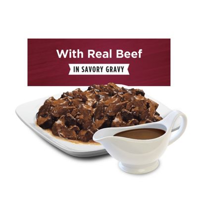 Image showing  Gravy Adult High-Protein Beef Recipe Wet Dog Food, High-Protein with Real Beef