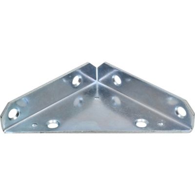 Hillman Hardware Essentials Cd-Heavy Duty Corner Brace 4 Zinc