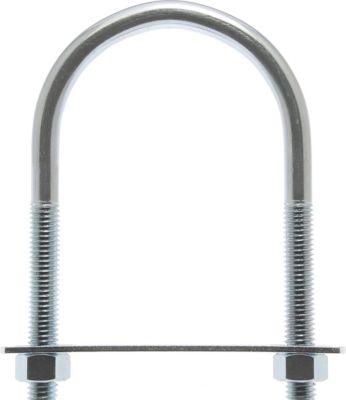 Hillman Hardware Essentials 1/2 in. x 6 in. x 3-1/2 in. Zinc-Plated Fg U-Bolt