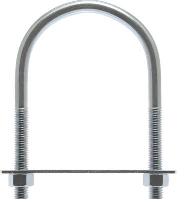 Hillman Hardware Essentials 1/2 in. x 6-1/2 in. x 4 in. Zinc-Plated Fg U-Bolt