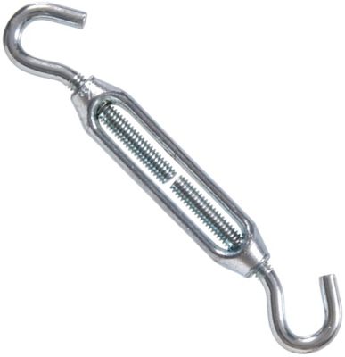 Hillman Hardware Essentials Hook and Hook Turnbuckle Zinc (#12-24 x 6-3/8in.), 321918