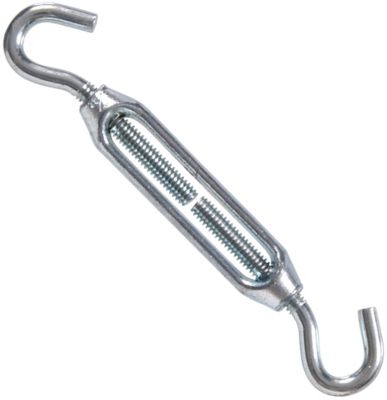 Hillman Hook and Eye Turnbuckle Zinc 24 x 6-3/8 - Almandoz