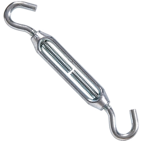 Hillman Hardware Essentials Hook and Hook Turnbuckle Zinc (#12-24 x 6-3/8in.), 321918
