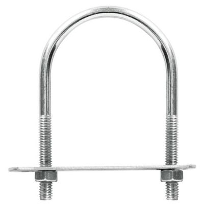 Hillman Hardware Essentials 3/8 in. x 3-1/8 in. x 2 in. Zinc-Plated Fg U-Bolt