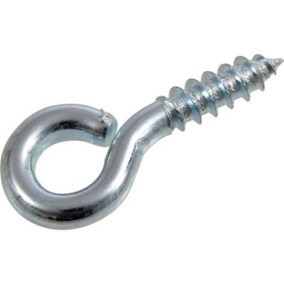 DuraSteel Screw Hook, 1/4 x 4.25, Black, Steel, Outdoor Screw Hook, 60  lbs., 1 Piece - Yahoo Shopping