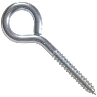 Hillman Hardware Essentials Lag Thread Screw Eye Zinc (7/16 in. x 5-1/4 in.)