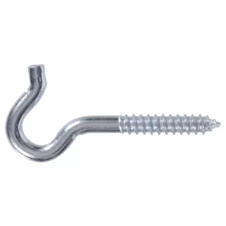 Hillman Hardware Essentials Heavy Duty Screw Hook 150 lb 3/8 in x 4 1/2 in Zinc with Flag Hardware Hooks