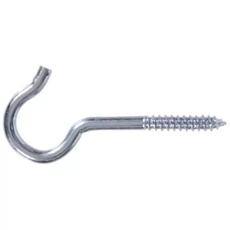 Hillman Fg Hood Screw Hook 60 lb 1/4 in x 4-1/4 in. Hardware Hooks