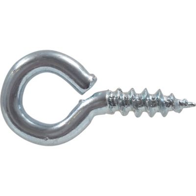 Image showing  Hardware Essentials 0.135 in. x 1-1/4 in. Medium Cd Screw Eye Bolts, 8-Pack