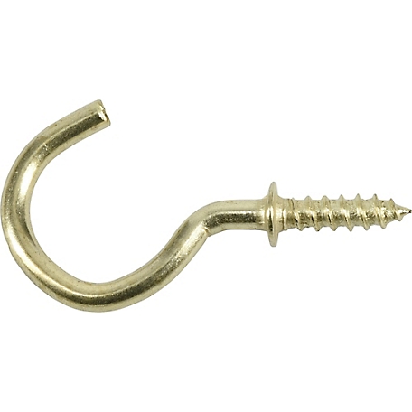 Hillman Hardware Essentials Cd-Cup Hook 1-1/2 Solid Brass, 851855 at  Tractor Supply Co.