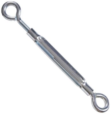 Hillman Hardware Essentials Eye and Eye Turnbuckle Zinc (1/2in.-13 x 19-1/2in.), 321854