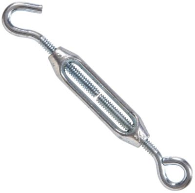 Hillman Hardware Essentials Hook and Eye Turnbuckle Zinc (#10-24 x 5-5/8in.), 321878