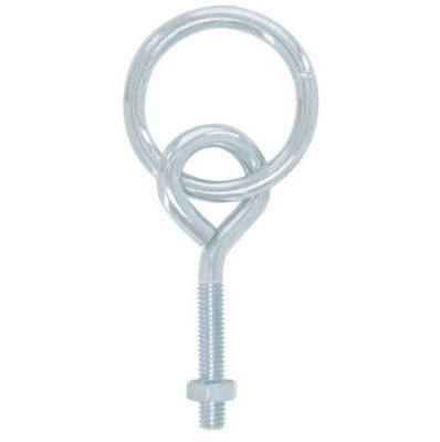 Image showing  Hardware Essentials 3/8 in. x 3-3/4 in. Zinc-Plated Hitching Ring