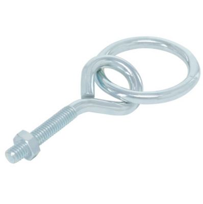 Image showing  Hardware Essentials 3/8 in. x 3-3/4 in. Zinc-Plated Hitching Ring