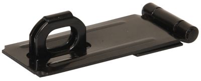 Hillman Safety Hasp, 3-1/2 in., Black