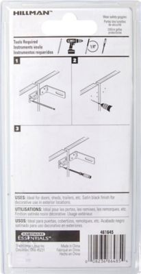 Image showing  3-1/2 in. Safety Hasp, Black