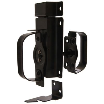 Hillman Hardware Essentials Cd-Swinging Door Latch Black, 852505