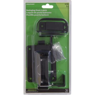 Image showing  Hardware Essentials Cd-Swinging Door Latch, Black