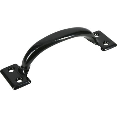 Hillman Utility Door Pull, 6-1/2 in., Black