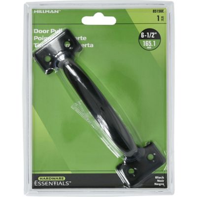 Image showing  6-1/2 in. Utility Door Pull, Black