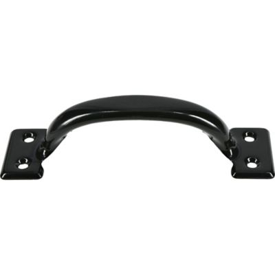 Image showing  6-1/2 in. Utility Door Pull, Black