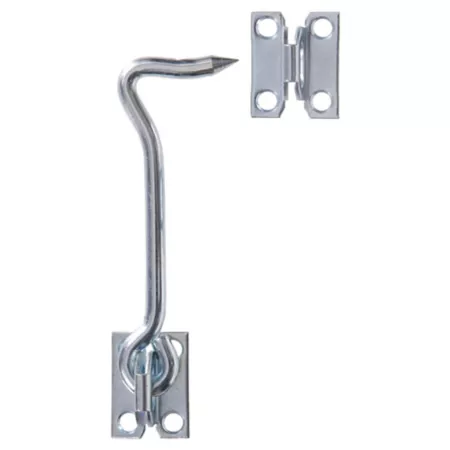 Hillman Hardware Essentials 5 in Cd-Gate Hook with Staple Zinc Gate Hardware