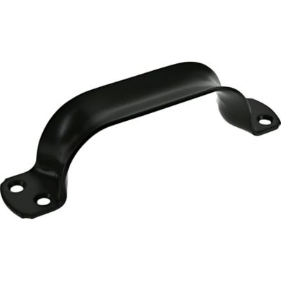Hillman Hardware Essentials Cd-Hood Pull 7In Black, 854246 Comfortable Gate Handle for Same Price Point
