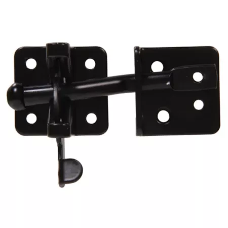 Hillman Self-Adjusting Gate Latch Black Gate Hardware