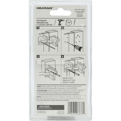 Image showing  Self Adjustment Gate Latch, Black