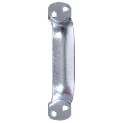 Hillman Hood Door Pull, 7 in., Zinc